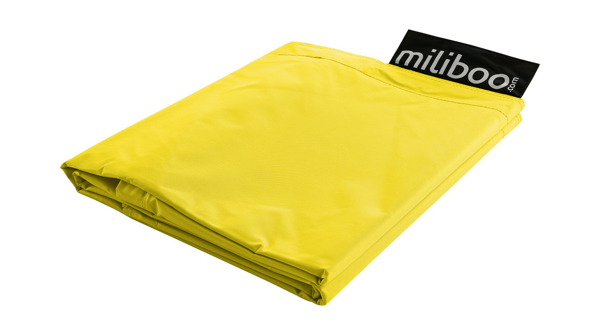 Housse de pouf gant jaune BIG MILIBAG