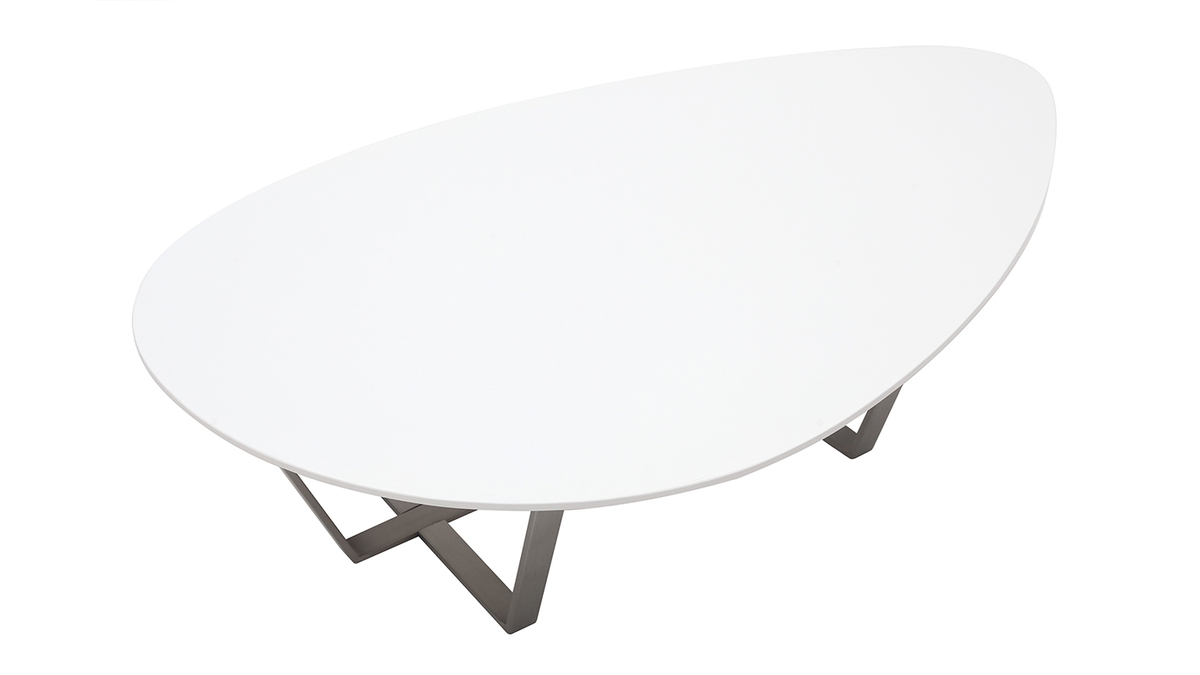 Table basse design blanche MILLA