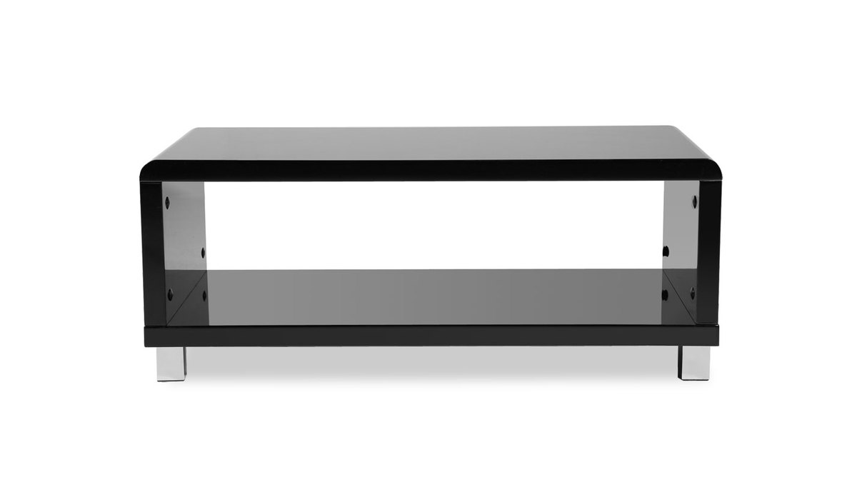 Table basse design laque noire ROXY