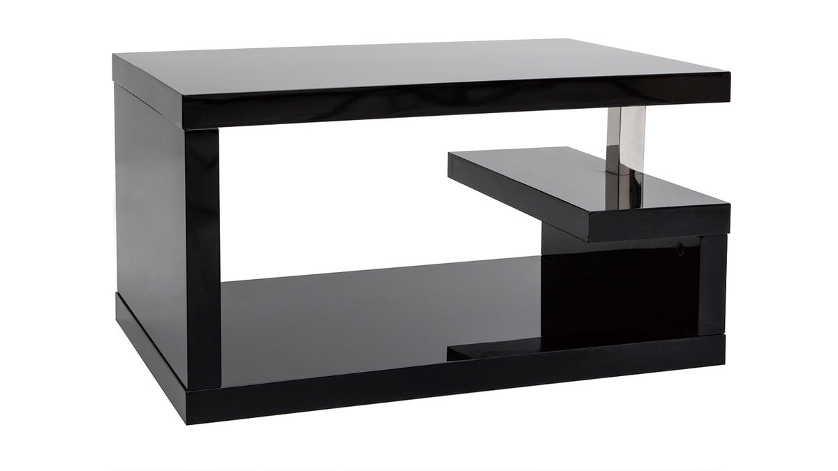 Table basse design noire REX