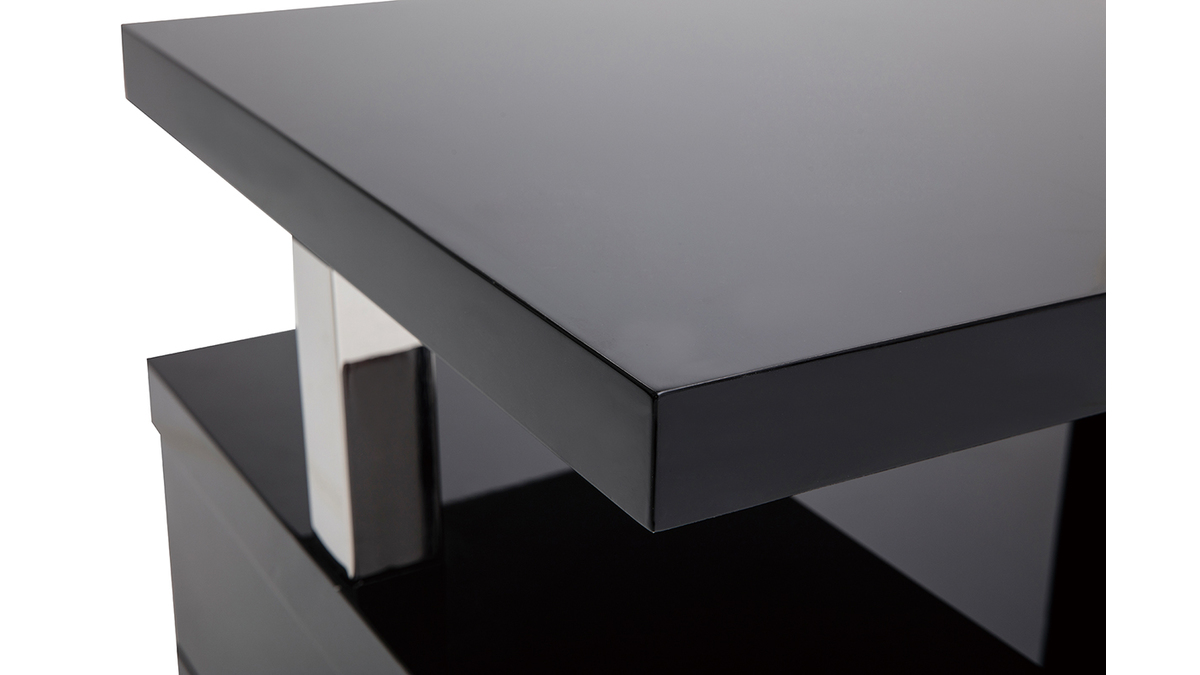 Table basse design noire REX