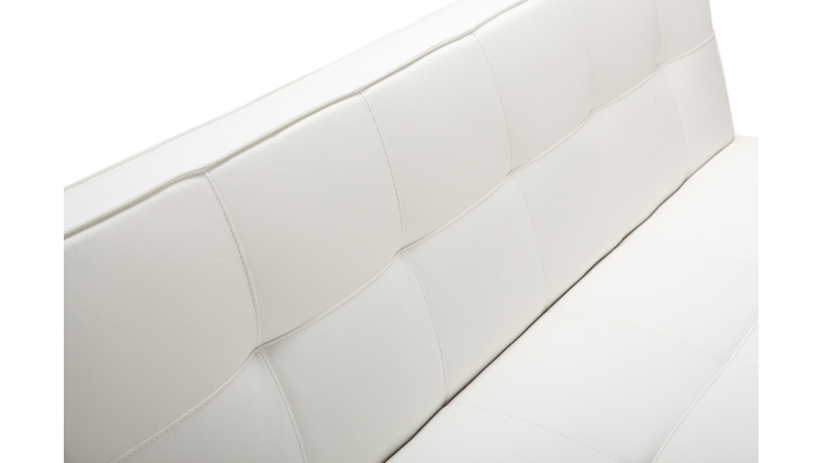 Canap convertible design blanc CHARLESTON