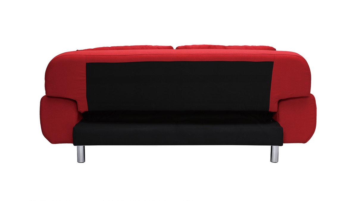 Canap convertible design rouge TULSA