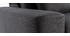 Canapé d'angle droit design en tissu gris foncé avec dossier ajustable KONRAD