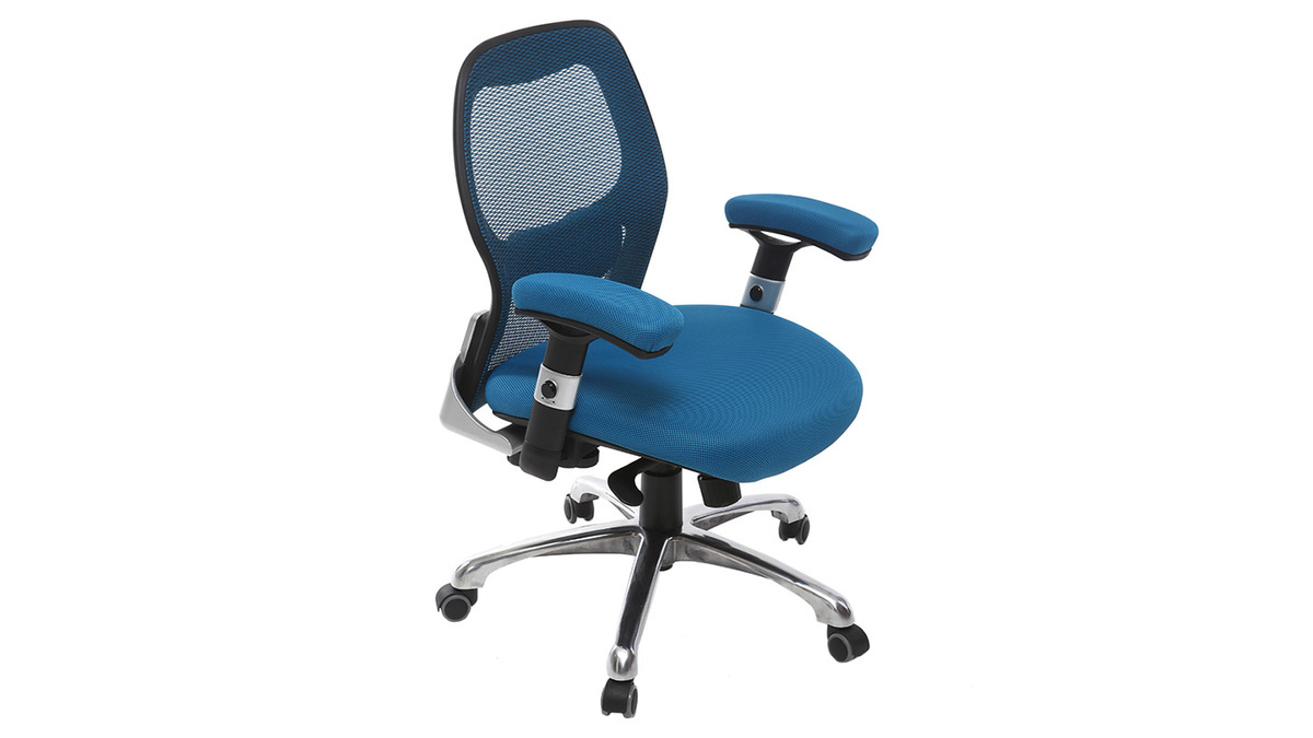 Chaise de bureau ergonomique bleu ULTIMATE V2