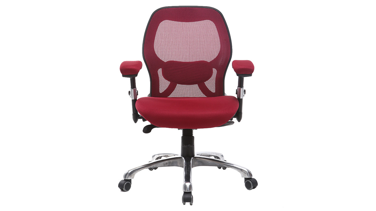 Chaise de bureau ergonomique rouge ULTIMATE V2