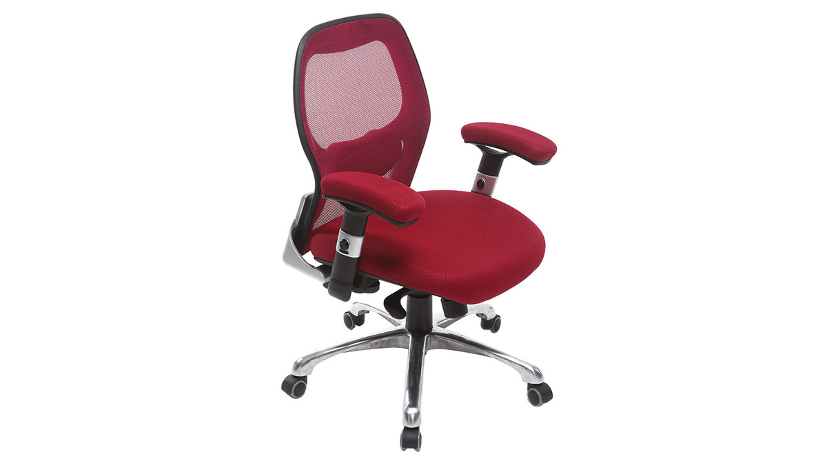 Chaise de bureau ergonomique rouge ULTIMATE V2