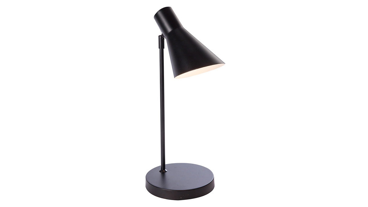 Lampe  poser design mtal noir AMPLO