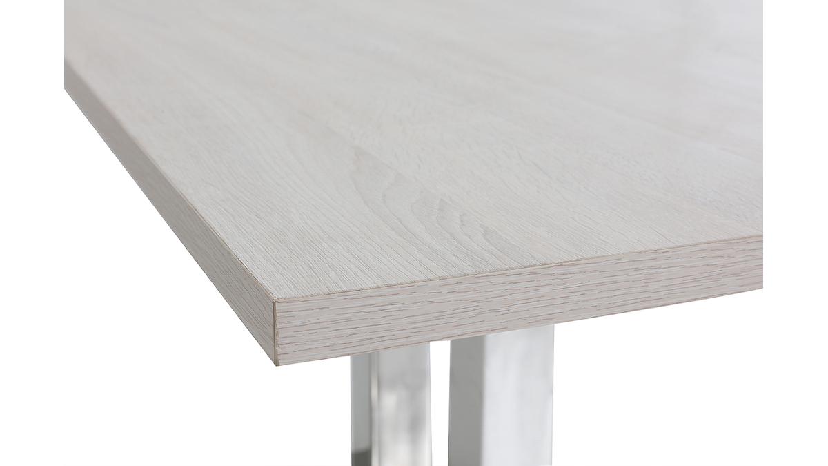 Table  manger design bois blanchi L150 cm FILIA