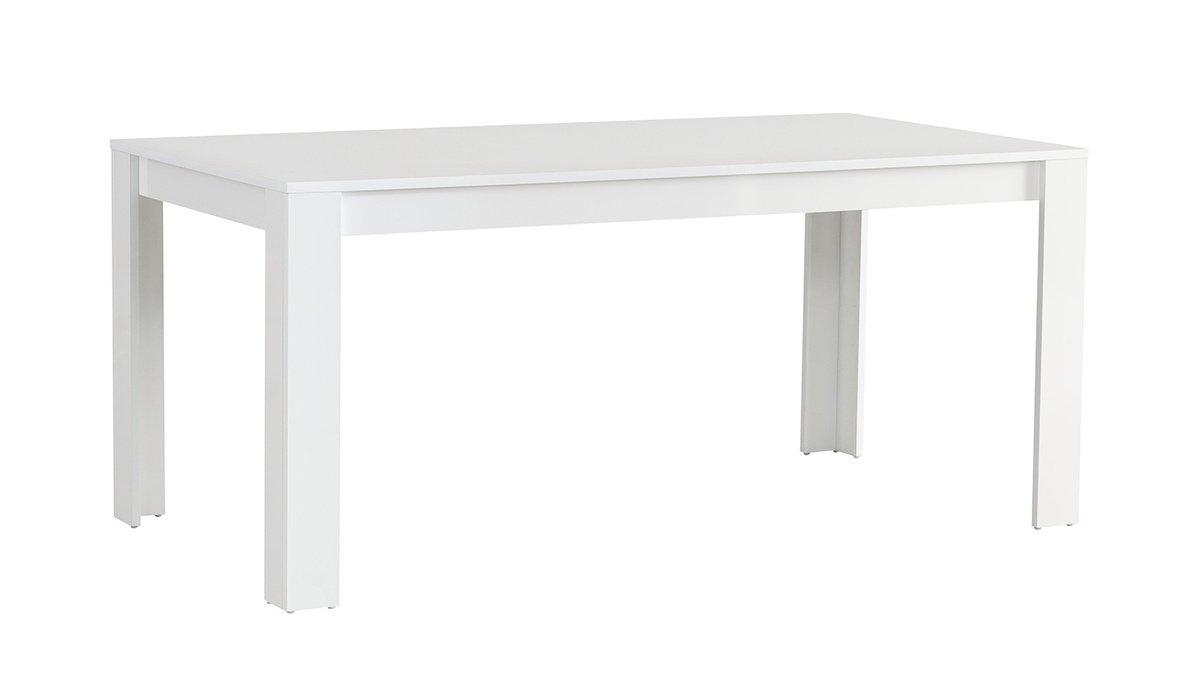Table  manger design laque blanc L170 cm NEYO