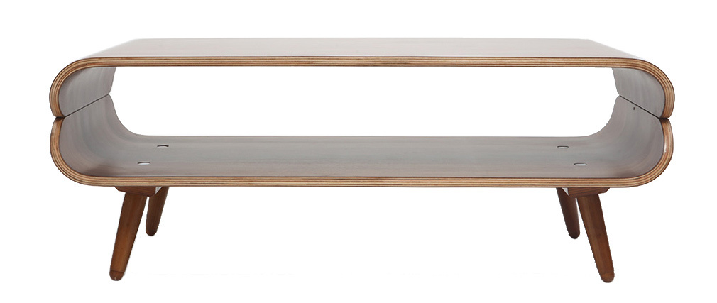 Table basse design noyer TAKLA