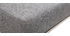 Tabouret de bar design métal et tissu gris foncé 66 cm (lot de 2) HALEY