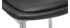 Tabourets de bar design noirs H66 cm (lot de 2) ARSENE
