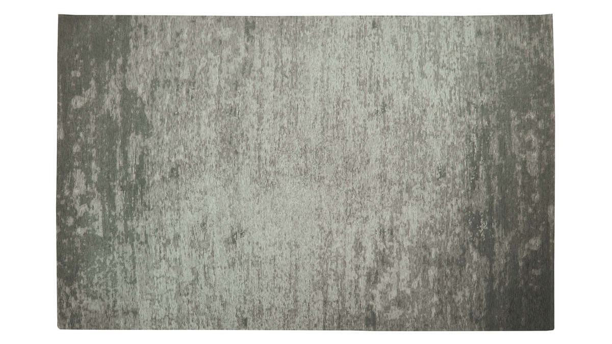 Tapis gris acrylique - coton 155x230 STONE
