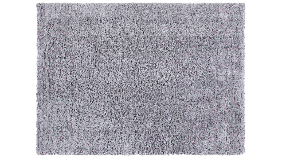 Tapis gris clair 160x230 cm PLUMA